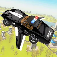 Flying Car Game Police Games - Unblocked Games 24h - UBG24h