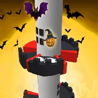 Helix Jump Halloween - Unblocked Games 24h - UBG24h