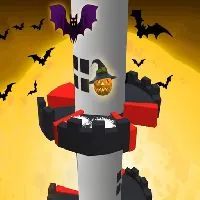 Helix Jump Halloween - Unblocked Games 24h - UBG24h