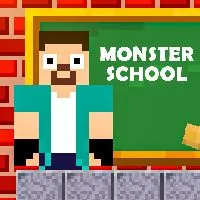 Herobrine Vs Monster School - Unblocked Games 24h - UBG24h