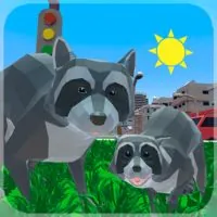 Raccoon Adventure City Simulator 3D - Unblocked Games 24h - UBG24h