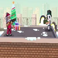 Xmas Rooftop Battles - Unblocked Games 24h - UBG24h