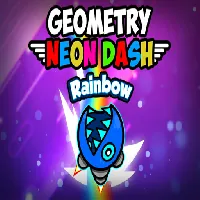 Geometry Neon Dash Rainbow - Unblocked Games 24h - UBG24h