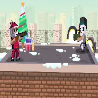 Xmas Rooftop Battles - Unblocked Games 24h - UBG24h