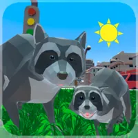 Raccoon Adventure City Simulator 3D - Unblocked Games 24h - UBG24h
