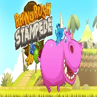 Rhino Rush Stampede - Unblocked Games 24h - UBG24h
